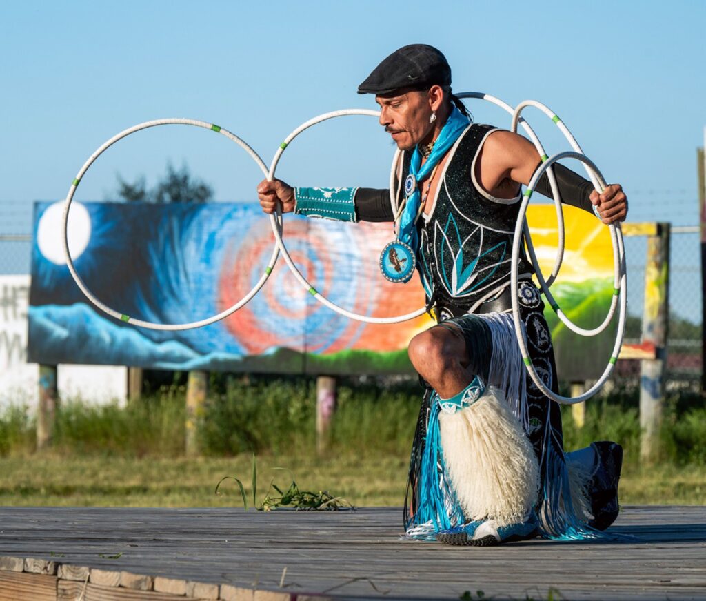 Sampson Brothers performance in the art park, which brought RedCan 2025 to a close
