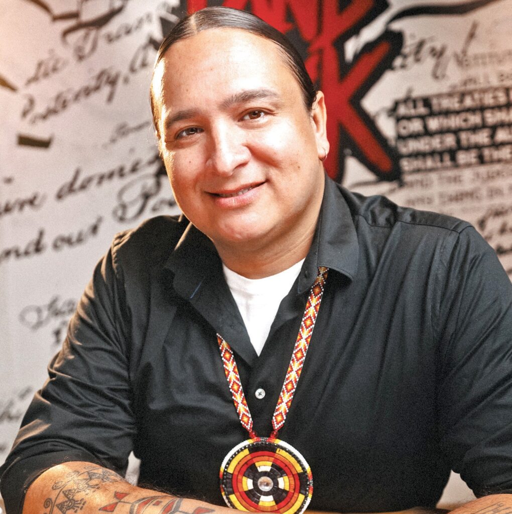 CEO of NDN Collective, Nick Tilsen
