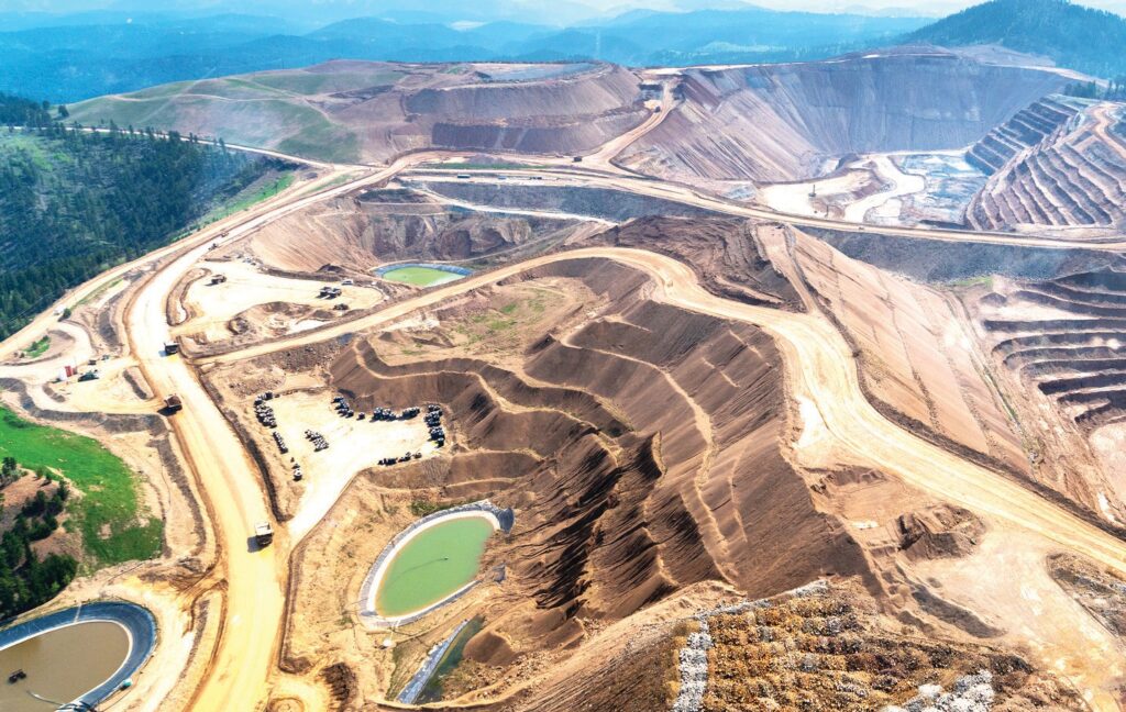 A May 2023 aerial view of the Wharf Mine near Lead. (Courtesy of EcoFlight)