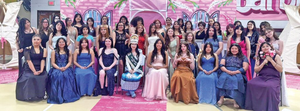 Group photo at Passion for Fashion 2026, including Kateri Veit, Miss Cheyenne River 2025-26