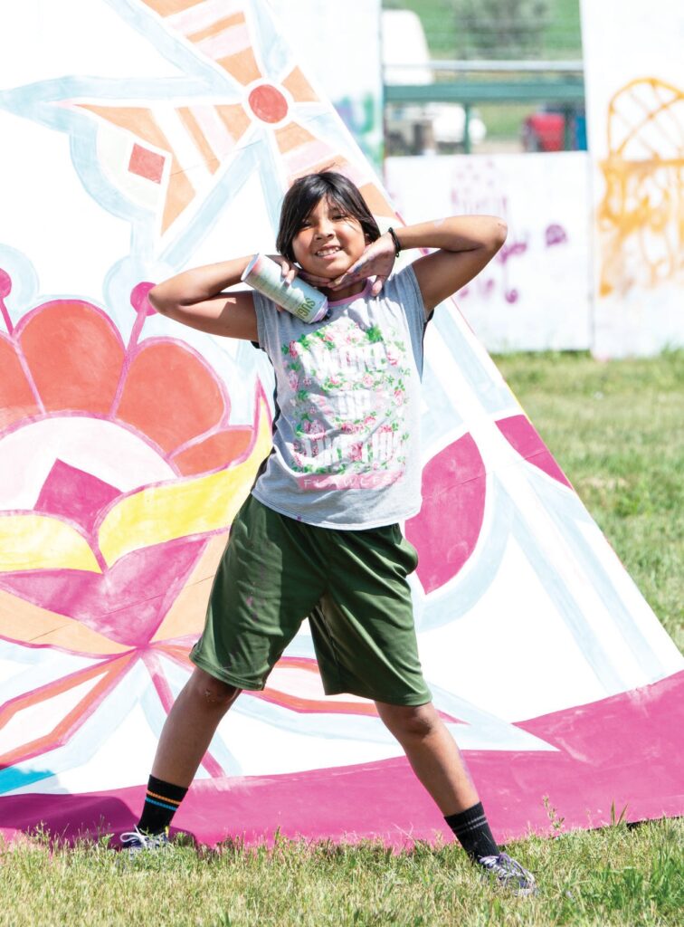 RedCan is a four-day arts and culture festival that includes a variety of handson activities for youth in the community and in CRYP’s art park.