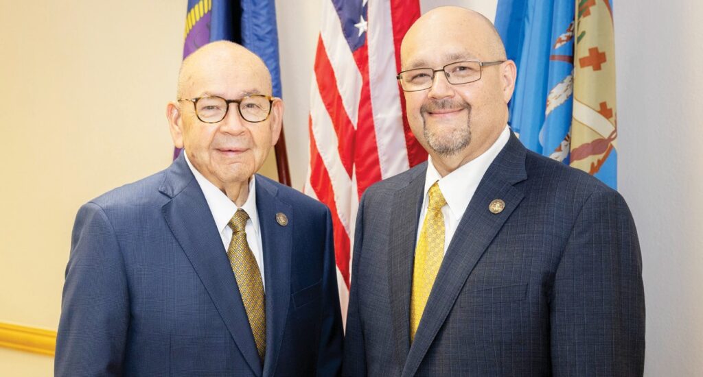 Chickasaw Nation Governor Bill Anoatubby and Lt. Governor Chris Anoatubby