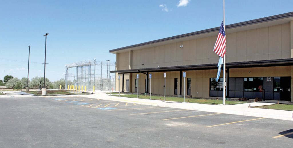 New Women’s Correctional Facility in Rapid City, SD. A 102,750 square foot complex designed to expand treatment, education, and reentry programs for incarcerated women. (Photo by Ernestine Anunkasan Hopa)